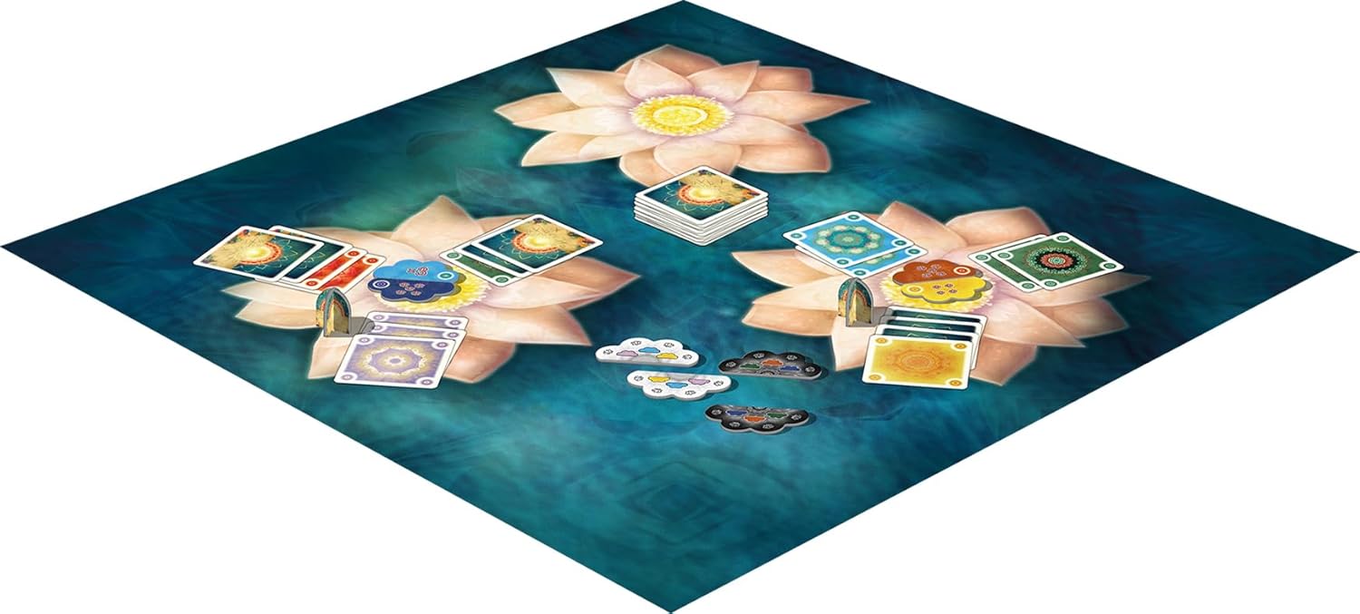 Lookout | Flowers: A Mandala Game | Board Game | Ages 10+ | 2-4 Players | 20-30 Minutes Playing Time