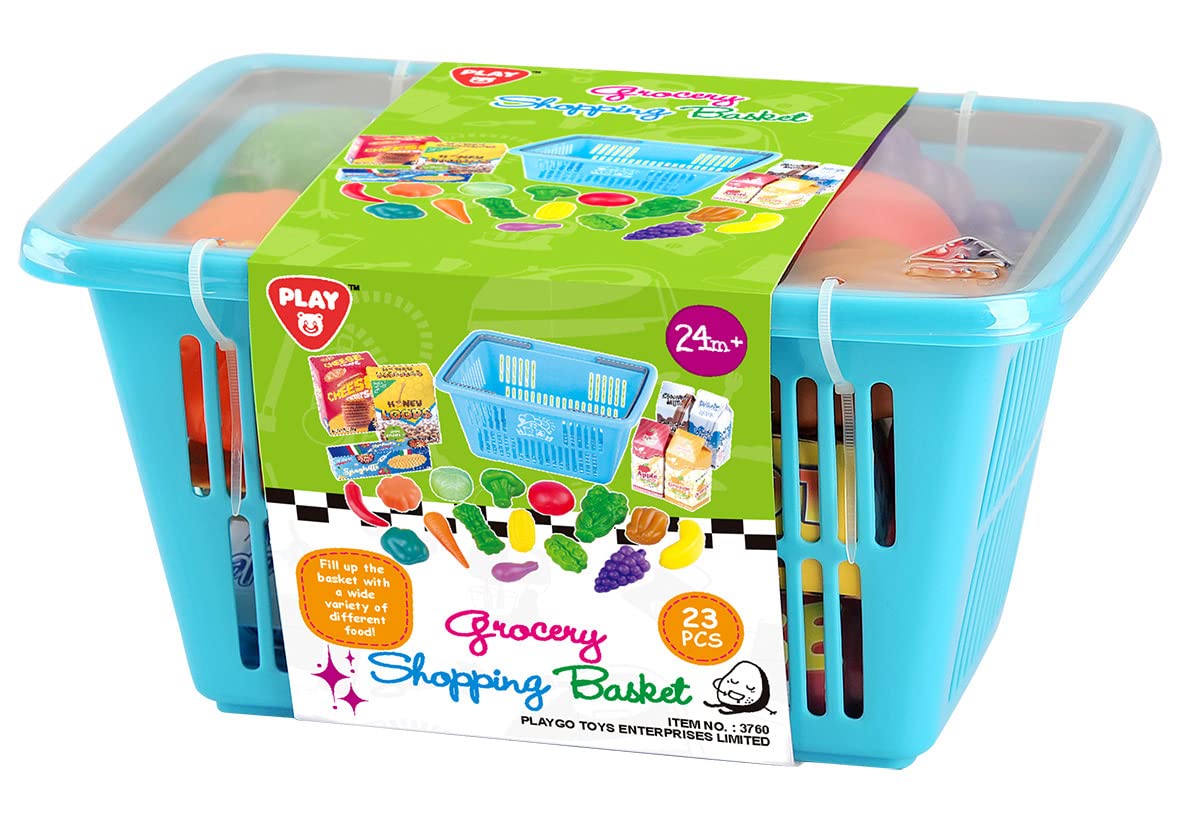 PlayGo Levensmiddelenwinkel winkelwagen - 23-delig