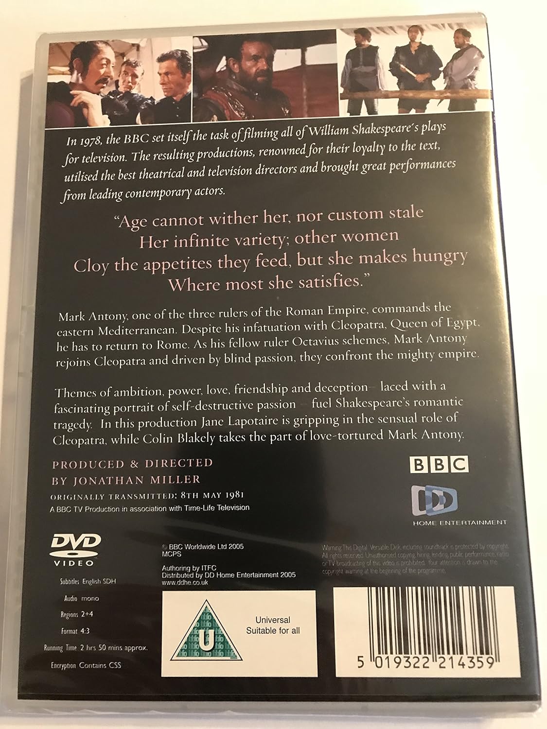 Antony & Cleopatra - BBC Shakespeare Collection
