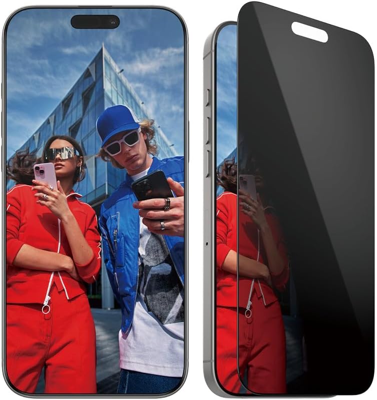 PanzerGlass Privacy Screen Protector for Apple iPhone 16 Pro Max 6.9" 2024| Privacy Filter, Edge to Edge Tempered Glass, Drop/Scratch Protection, Anti-Fingerprint, Easy Install, Case Friendly