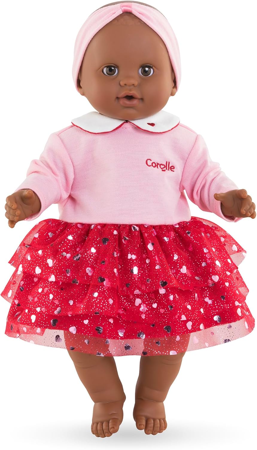 Corolle - Jurk en hoofdband met bloemblaadjes, kleding, voor poppen 36 cm, vanaf 2 jaar, 9000141590