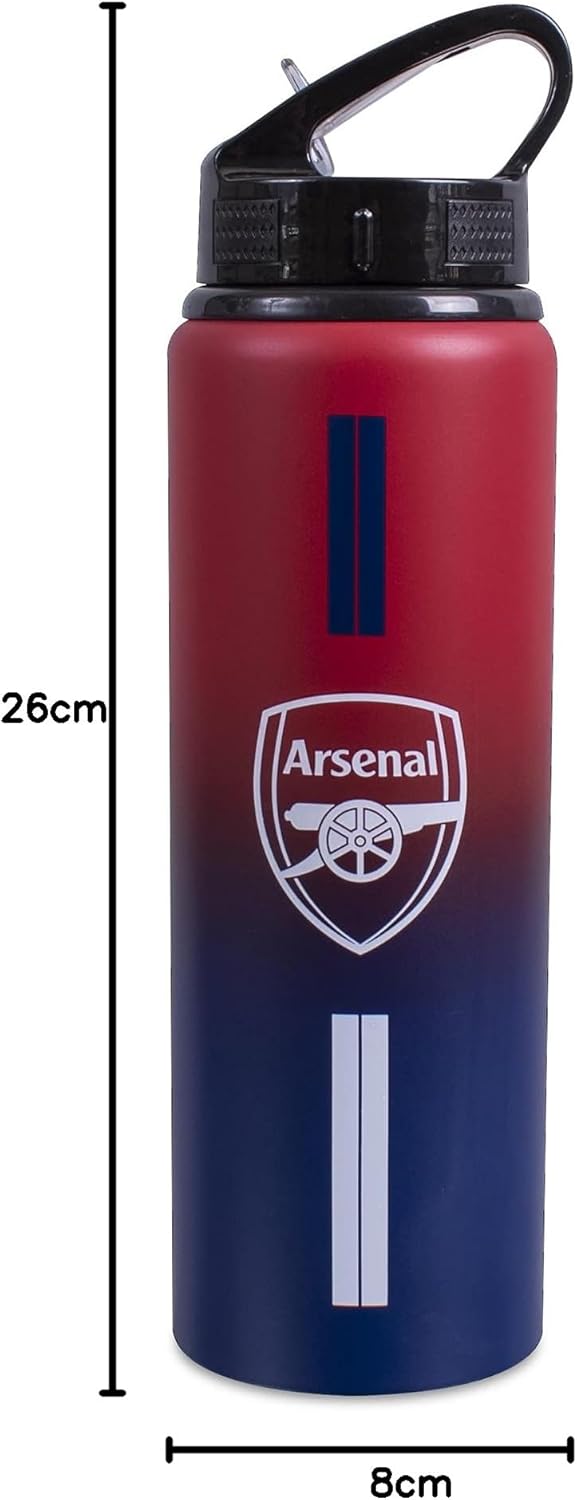 Aluminium Fade Water Bottle - Arsenal (85685)
