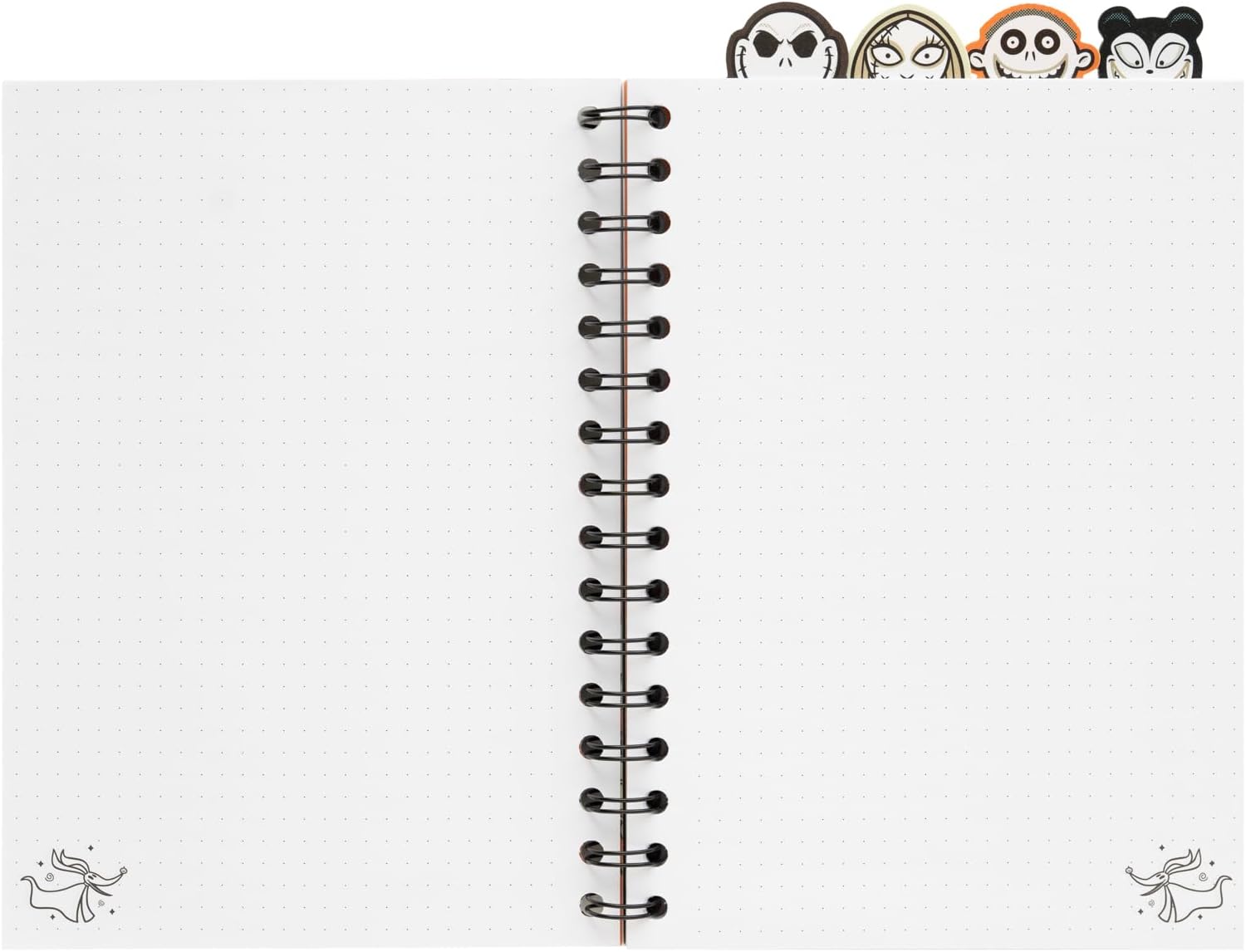 Grupo Erik: Quaderno The Nightmare Before Christmas | Taccuino A5 con Divisori, Quaderno A5 diviso in sezioni, 4 Separatori personalizzati, Bullet Journal con copertina morbida, Cancelleria Disney
