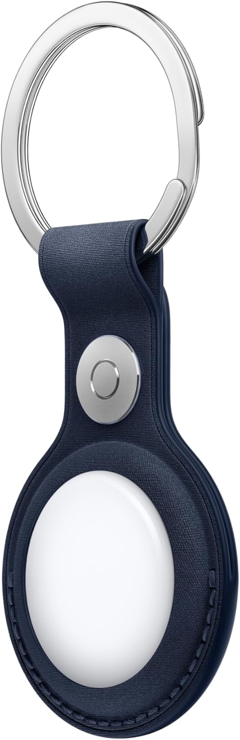 Airtag Finewoven Key Ring - Deep Blue
