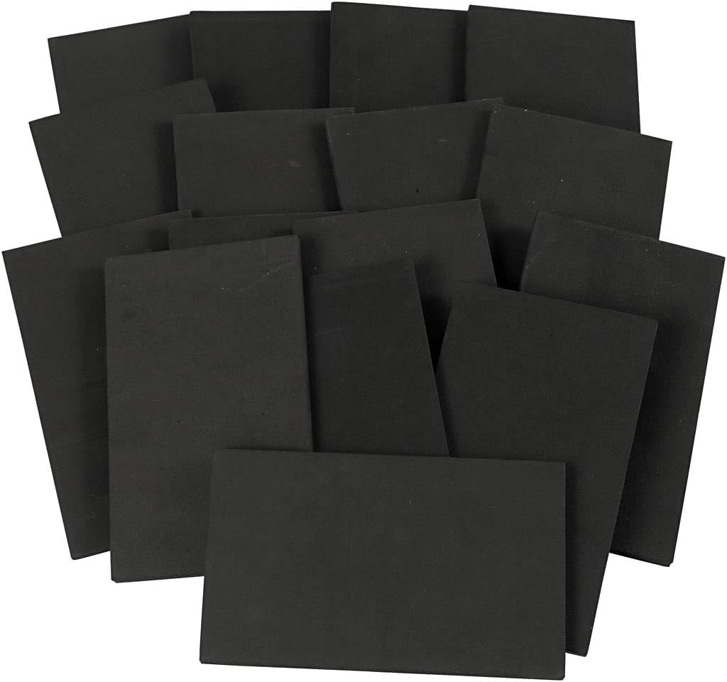 Platten F?r Fadenkunst Gr??e 20x12 Cm St?rke: 10 Mm 16 Stck. Schwarz