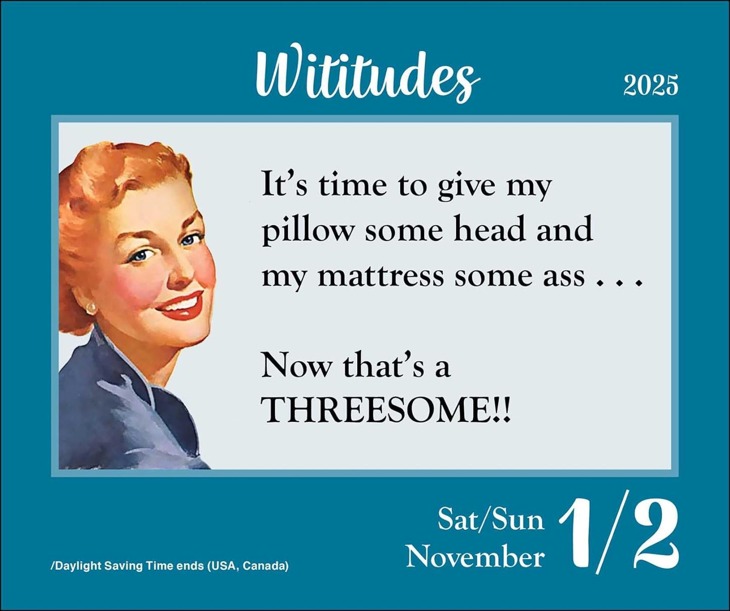 Wititudes 2025 Day-to-Day Calendar: Revenge Is Beneath Me, But Accidents Happen