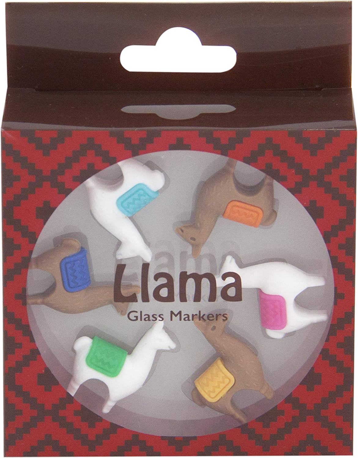 Winkee - Drinks Markers - Llama Glass Markers