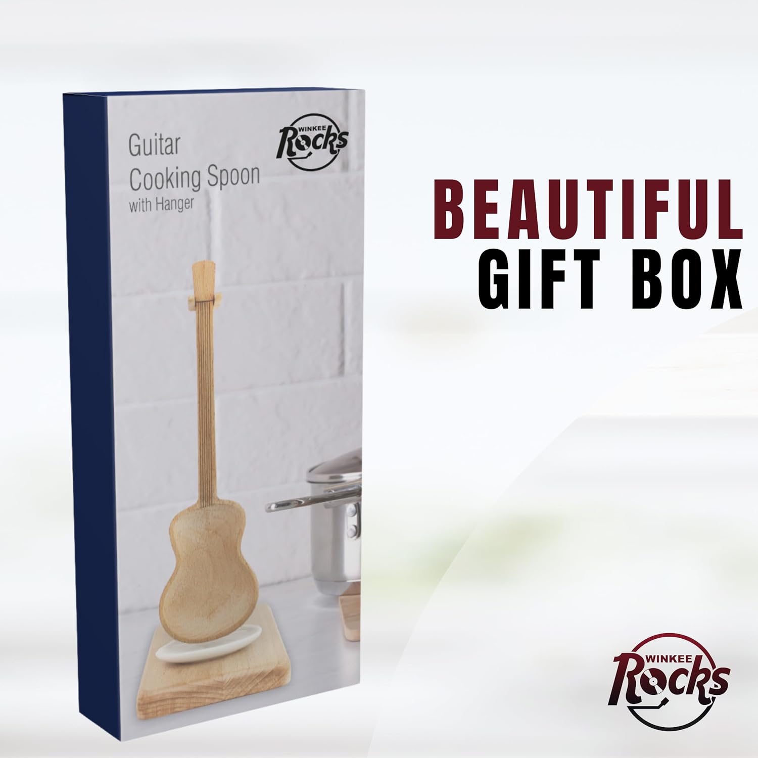 Winkee - Guitar Cooking Spoon With Hanger