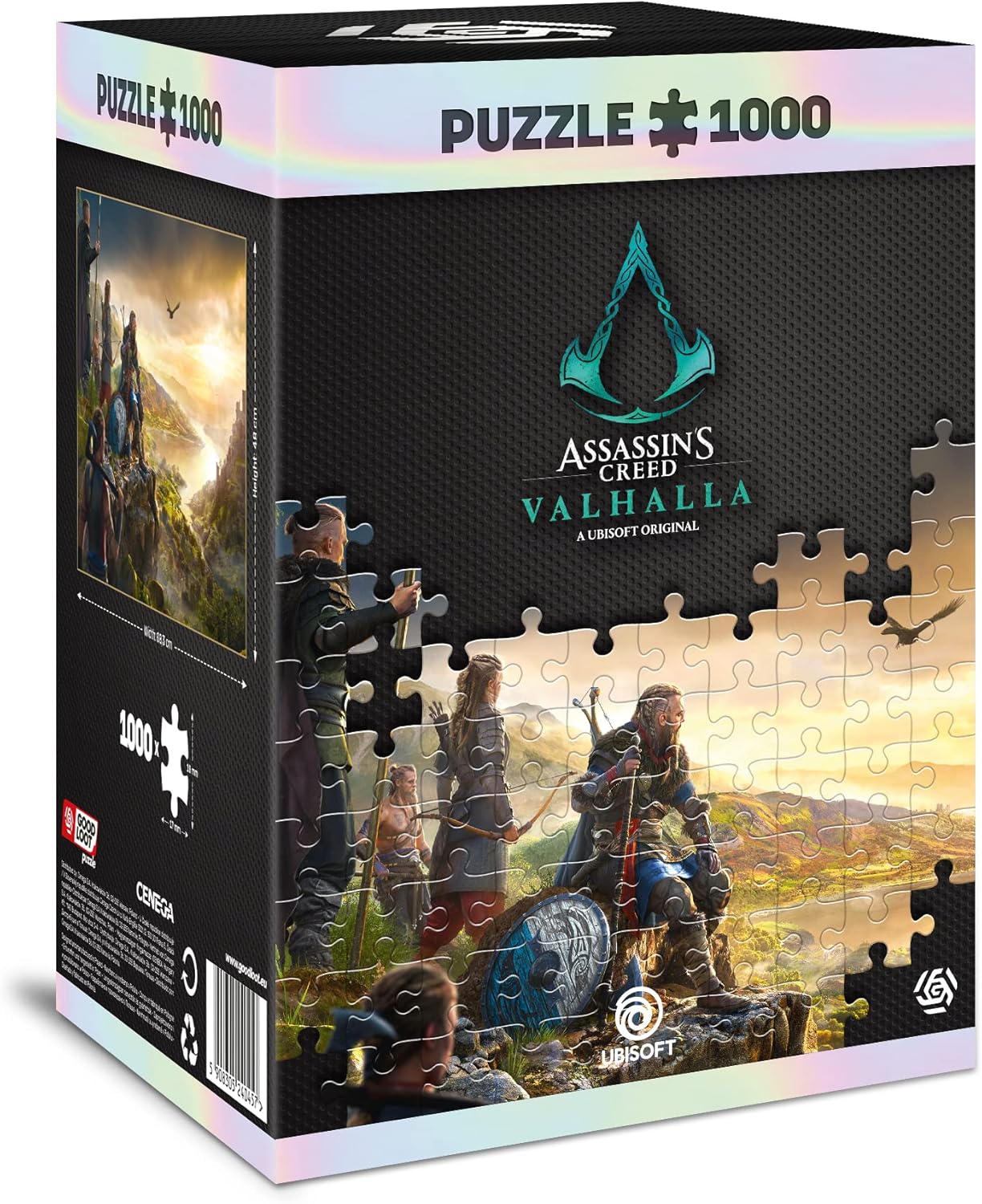 Good Loot LOOT Assassin's Creed Valhalla Vista Of England Legpuzzels Premium Box Sack Poster Computerspel Legpuzzels Voor Tieners En Volwassenen Vrijetijdsideeën Stukjes 1000 stukjes