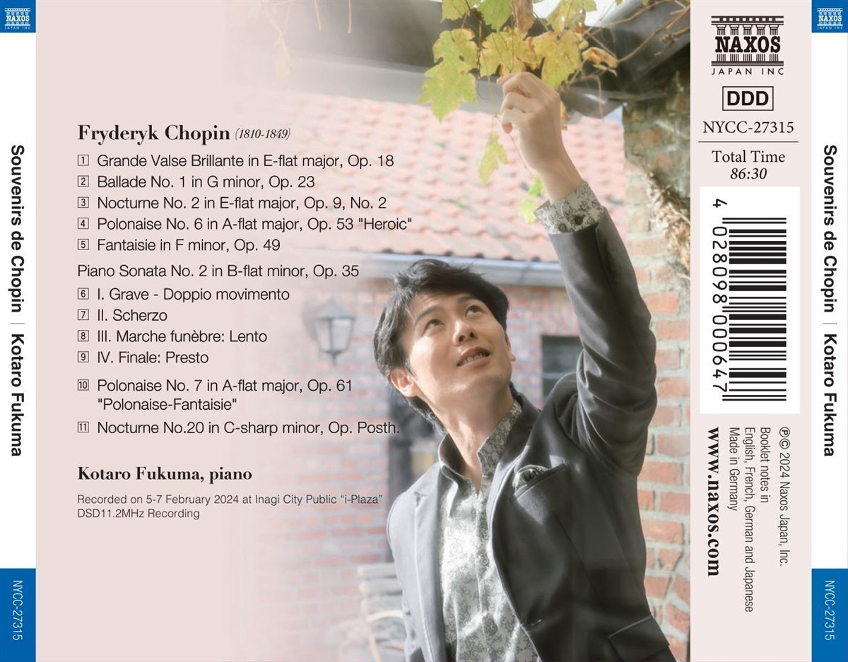 Kotaro Fukuma: Souvenirs De Chopin