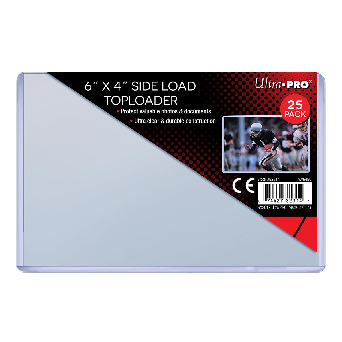 Ultra Pro - 6 X 4 Inch Side Load Toploader 25 Pack