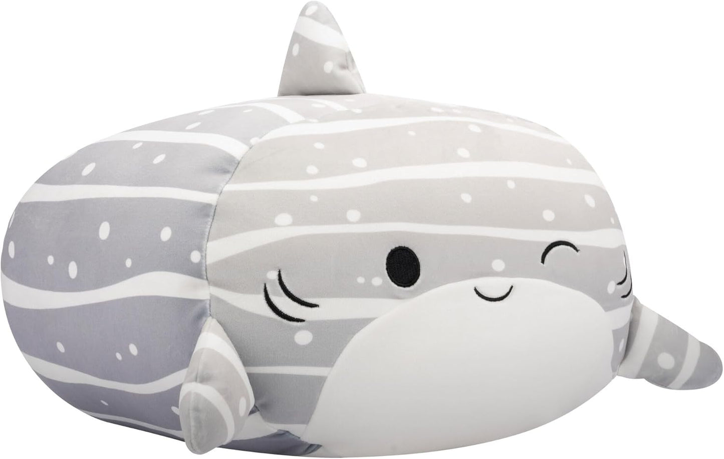 Squishmallows SQCR06550 Stackables 12-Inch Sachie The Grey Striped Whale Shark