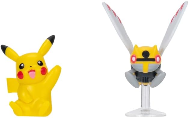 Pokémon Pokemon Battle Figure, 2-pack 5 and 8 cm Figure Toy Set Ninjask and Pikachu