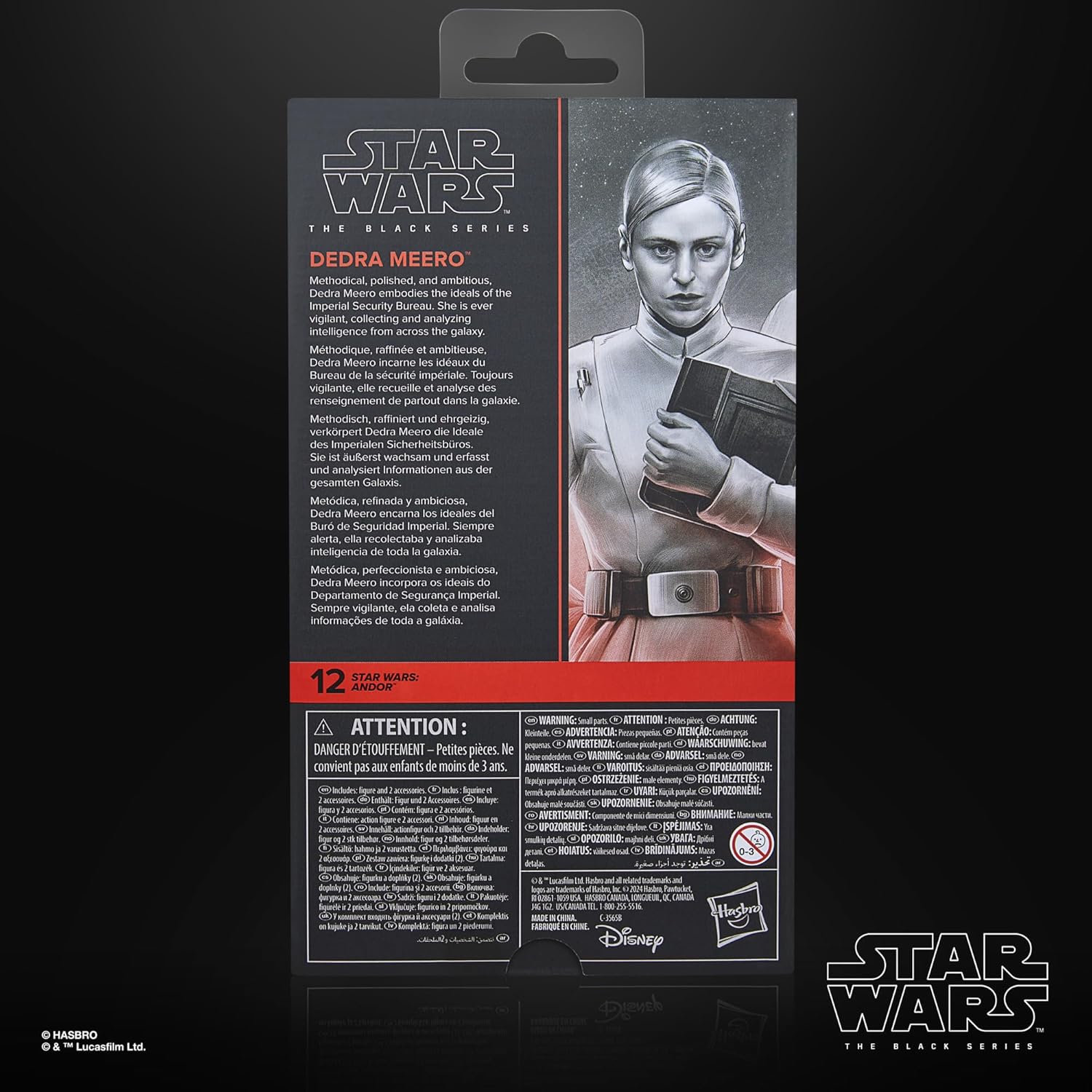 Star Wars The Black Series Dedra Meero, Star Wars: Andor Collectible 6 Inch Action Figure
