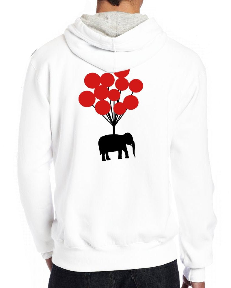 Celeste Luke Mens Hoodies Back Print Personalisierte Kapuzen-Sweatshirts Hoppy Valentinstag Customized Graphic Blend Pullover