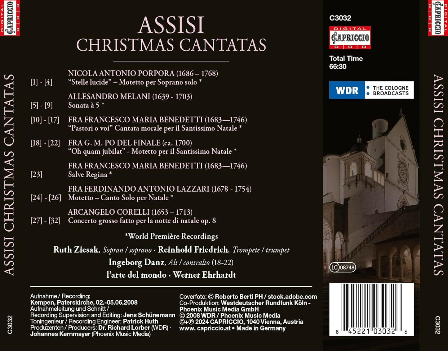 Assisi: Christmas Cantatas