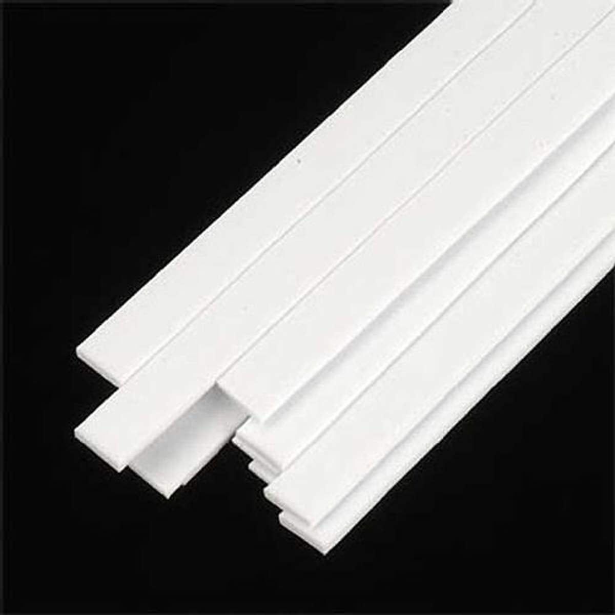90747 Rectangle Strip Styrene .040x 5/80cm x 25cm (10