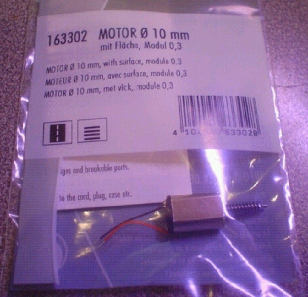 Faller 163302 Motor, Diameter 10 mm with Surface, Module 0.3 Model Kit, Various
