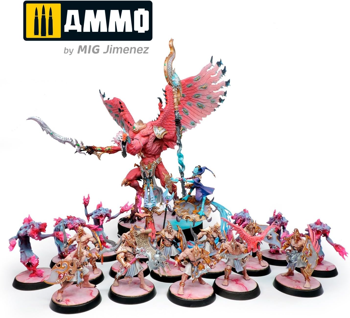 `Ammo Mig Jimenez - Marble White, Round Die-Cut Wargames 2 Pcs.`