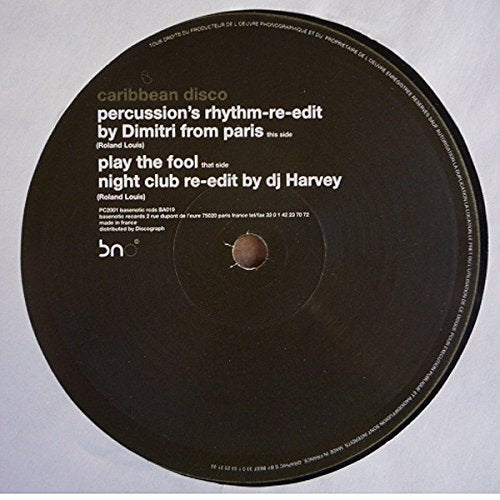 Caribean Disco / Dimitri & Dj Harvey Re-Edit Limited