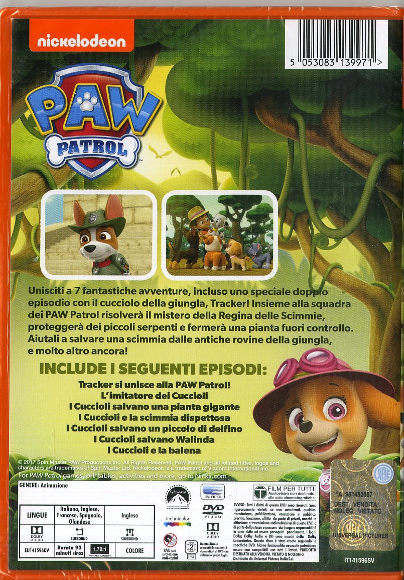 Paw Patrol - Salvataggi Nella Giungla
