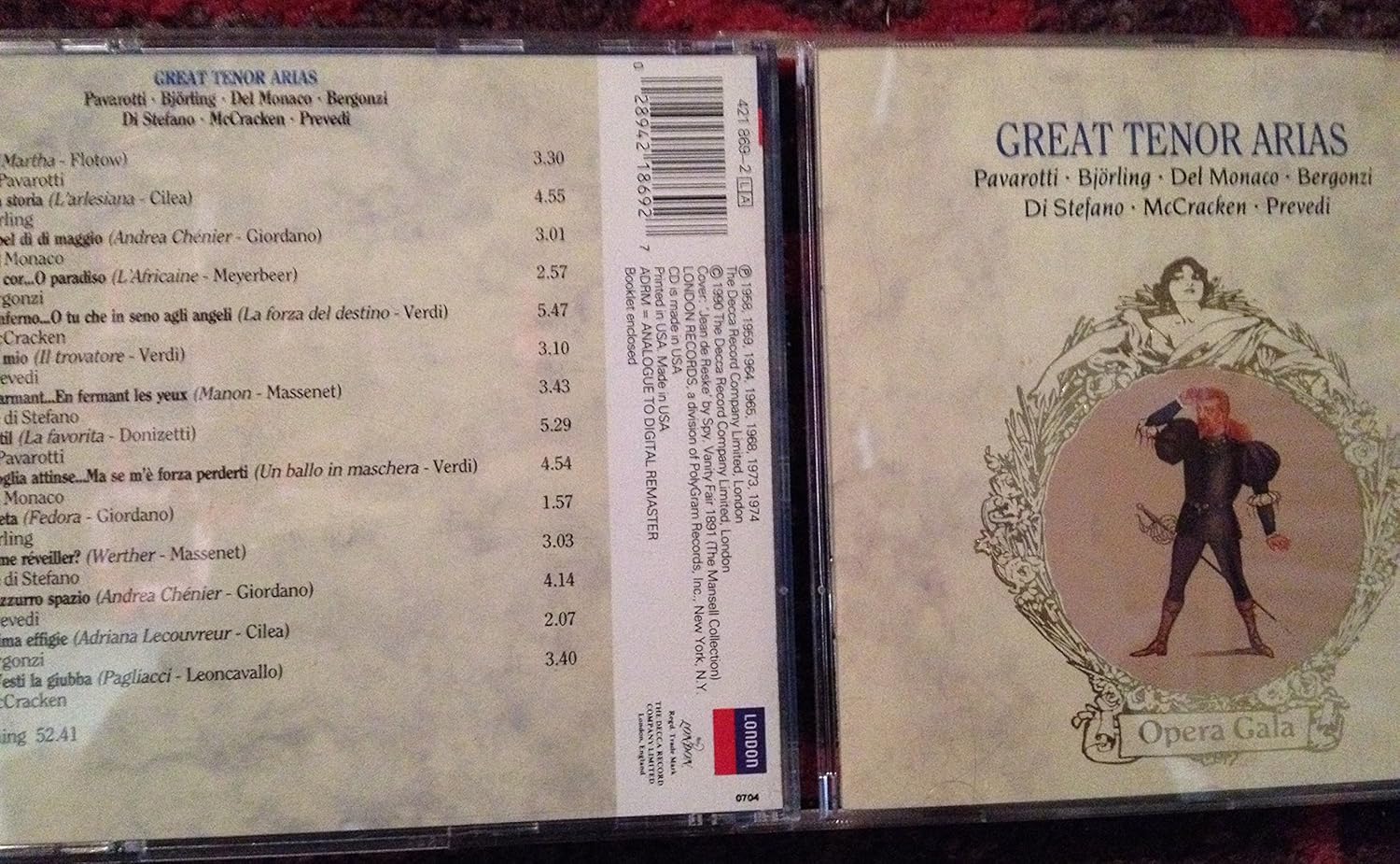 Great Tenor Arias