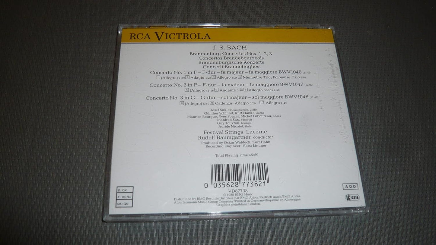 Bach - Brandenburg Concertos Nos 1,2,3