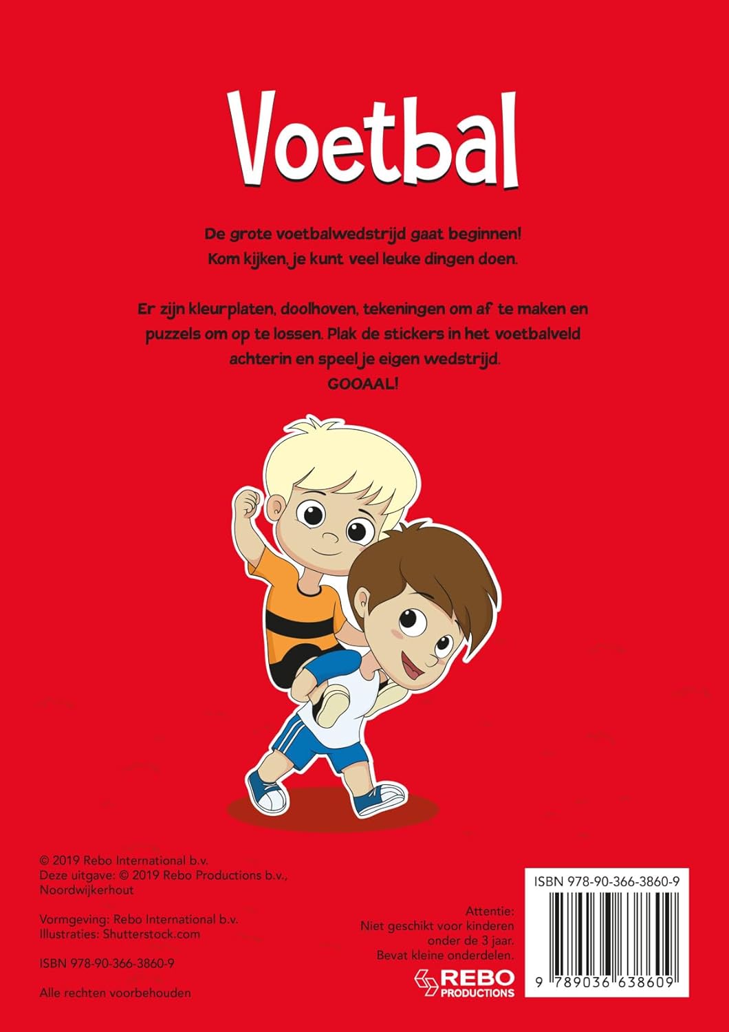 Rebo Publishers - Voetbal Sticker- en Activiteitenboek