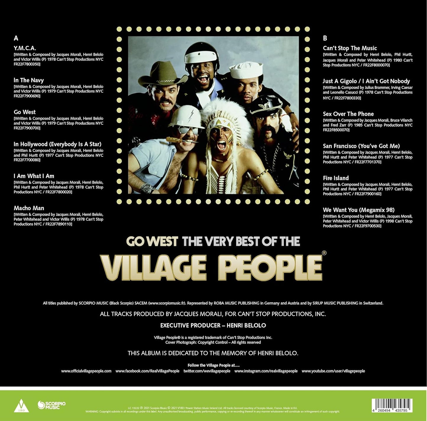 Village People - Go West : The Very Best Of The Village People - Limitiert - 180gr. marbled
