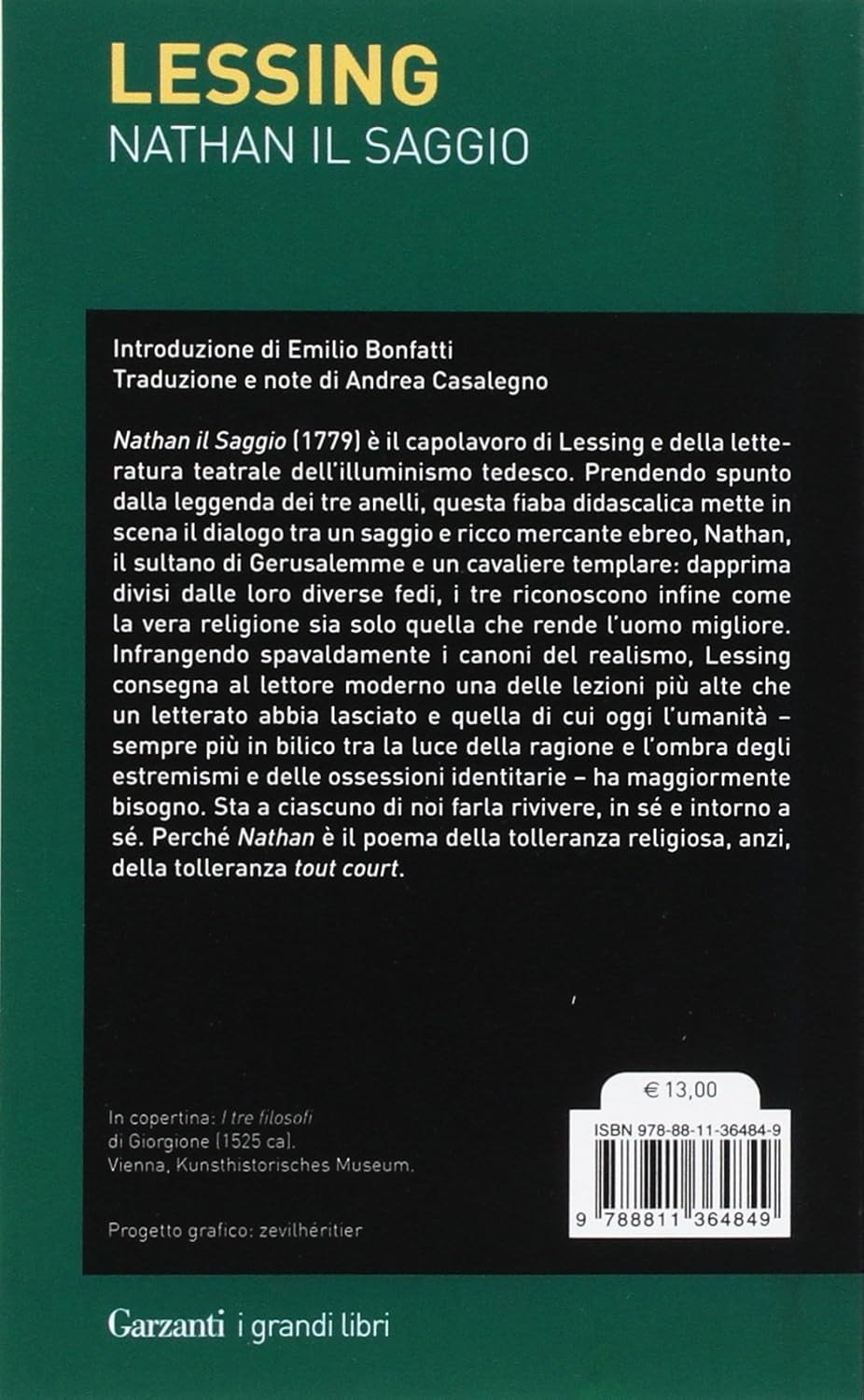 Nathan il Saggio. Testo tedesco a fronte