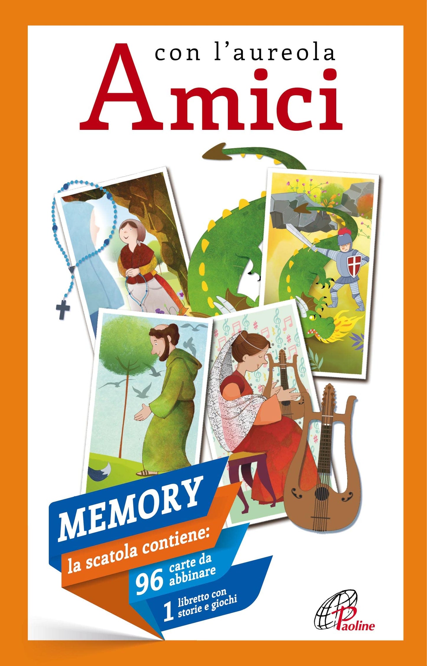 Maria Vago - Amici Con L`Aureola. Memory. Ediz. A Colori. Con 96 Carte