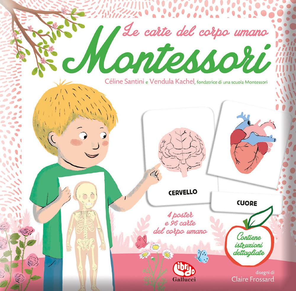 Le carte del corpo umano. Montessori