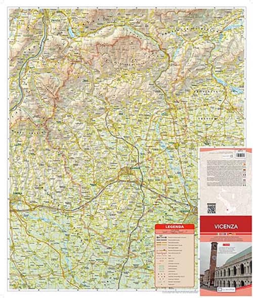 Vicenza. Carta Stradale Della Provincia 1:150.000