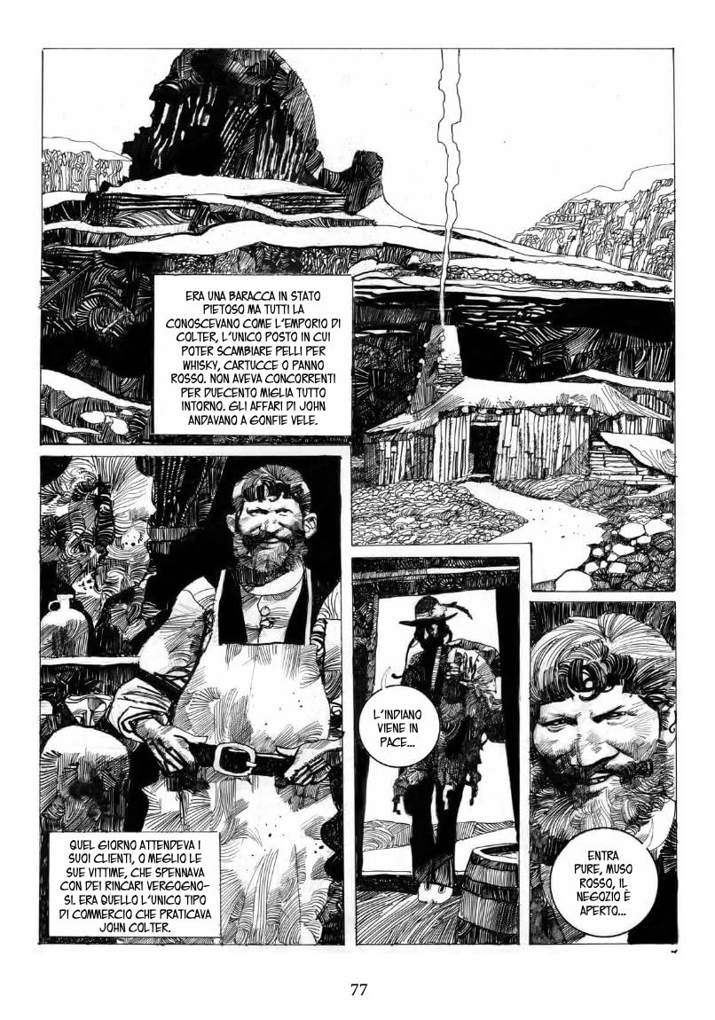Sergio Toppi - Colt Frontier
