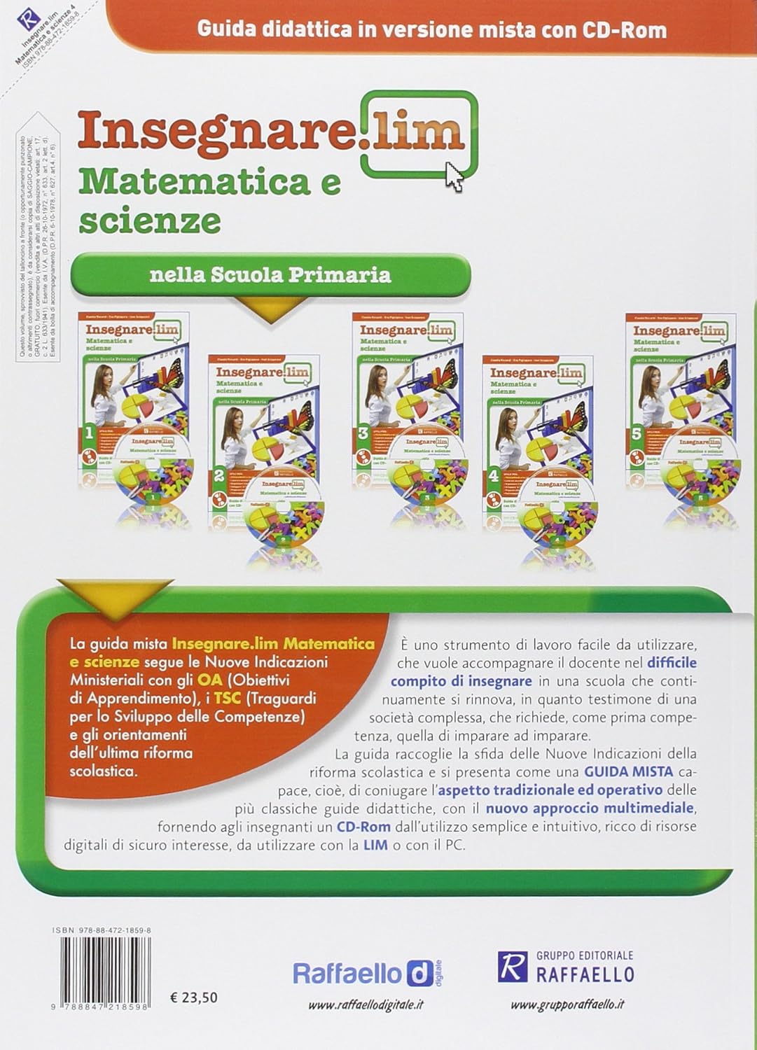Insegnare Lim. Matematica E Scienze. Per La 4A Classe Elementare