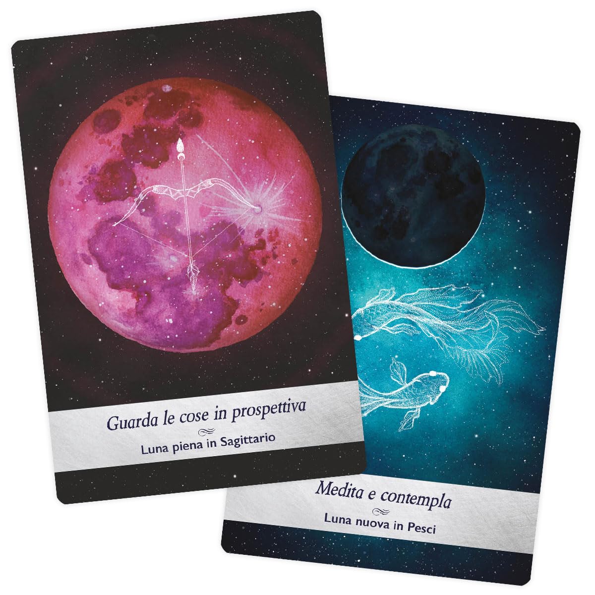 Le Carte dell'Oracolo Moonology. 44 carte oracolari con guida illustrata. Scopri la magia della luna e il potere delle fasi lunari.
