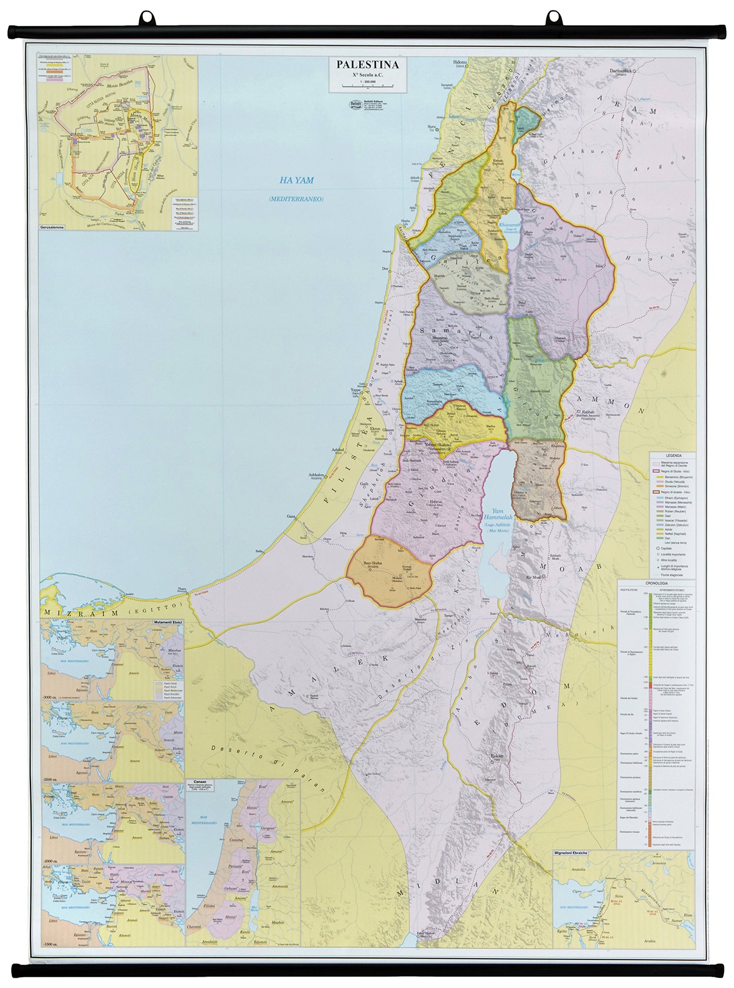 Palestina, carta storica