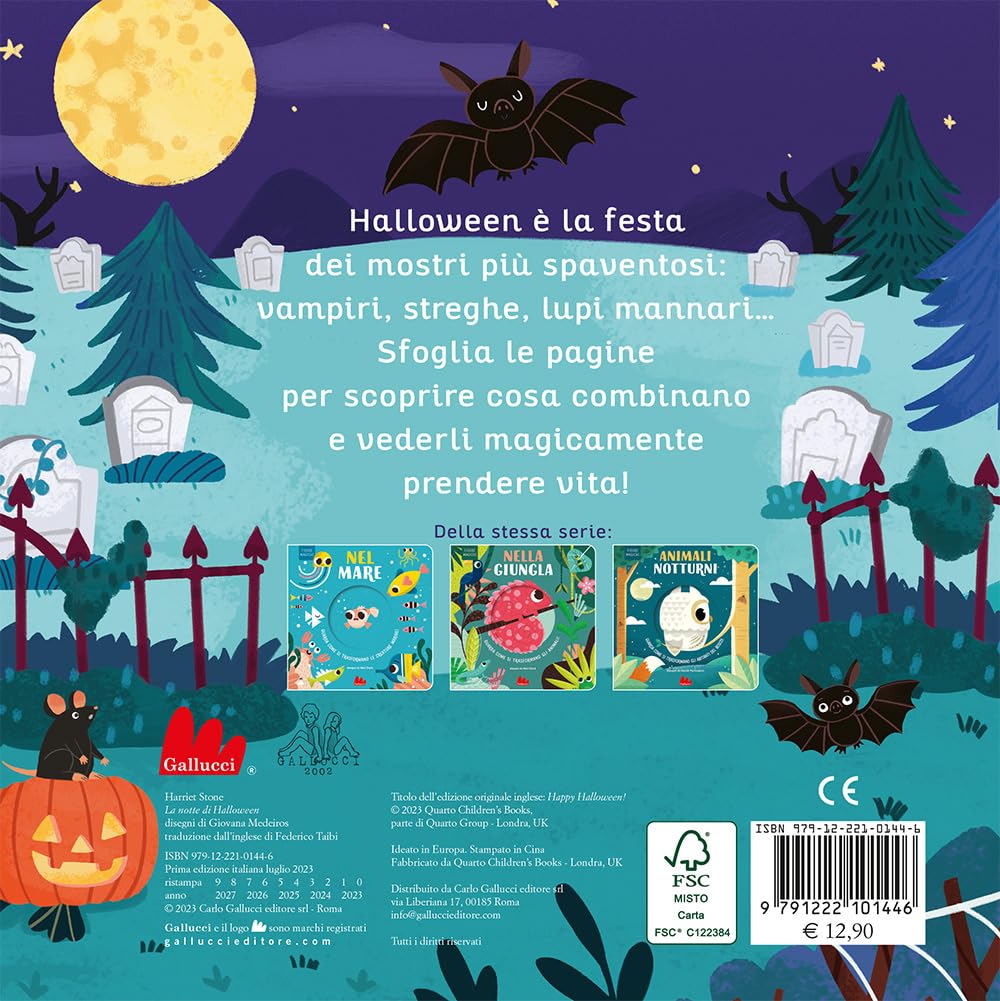 Stone Harriet - La Notte Di Halloween. Figure Magiche. Ediz. A Colori
