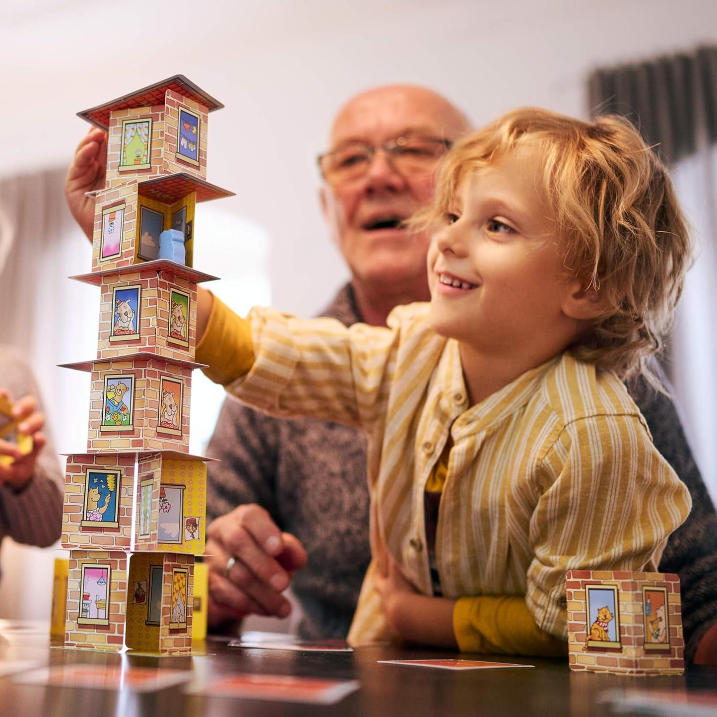 HABA 4789 Rhino Hero- A 3D stacking games for ages 5+ English version (Made in Germany