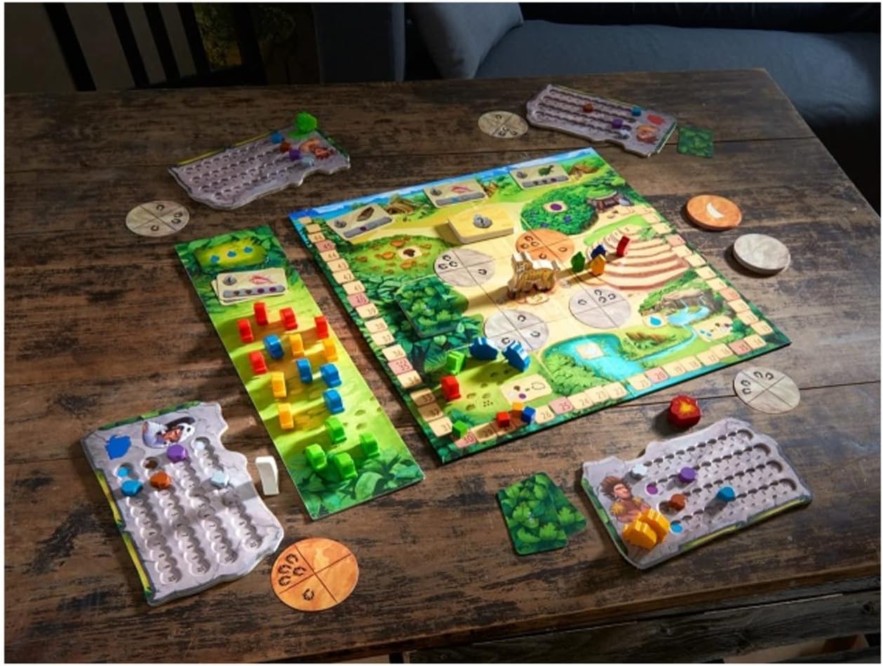 HABA 304546 Honga- A saber-toothed tiger powerful tactical game for 2 to 5 players 8 years and up. English Version (Made in Germany)