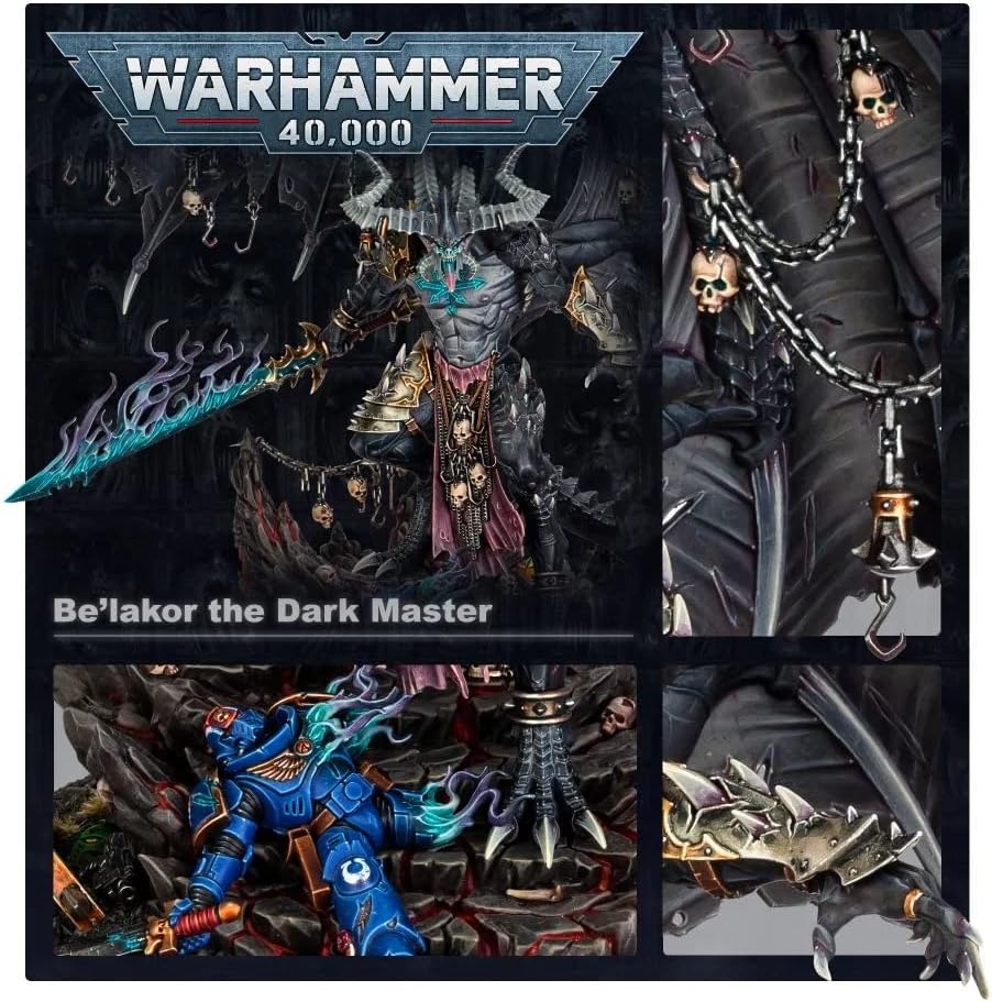 Games Workshop Slaves to Darkness Be'lakor Warhammer Age of Sigmar model building figure