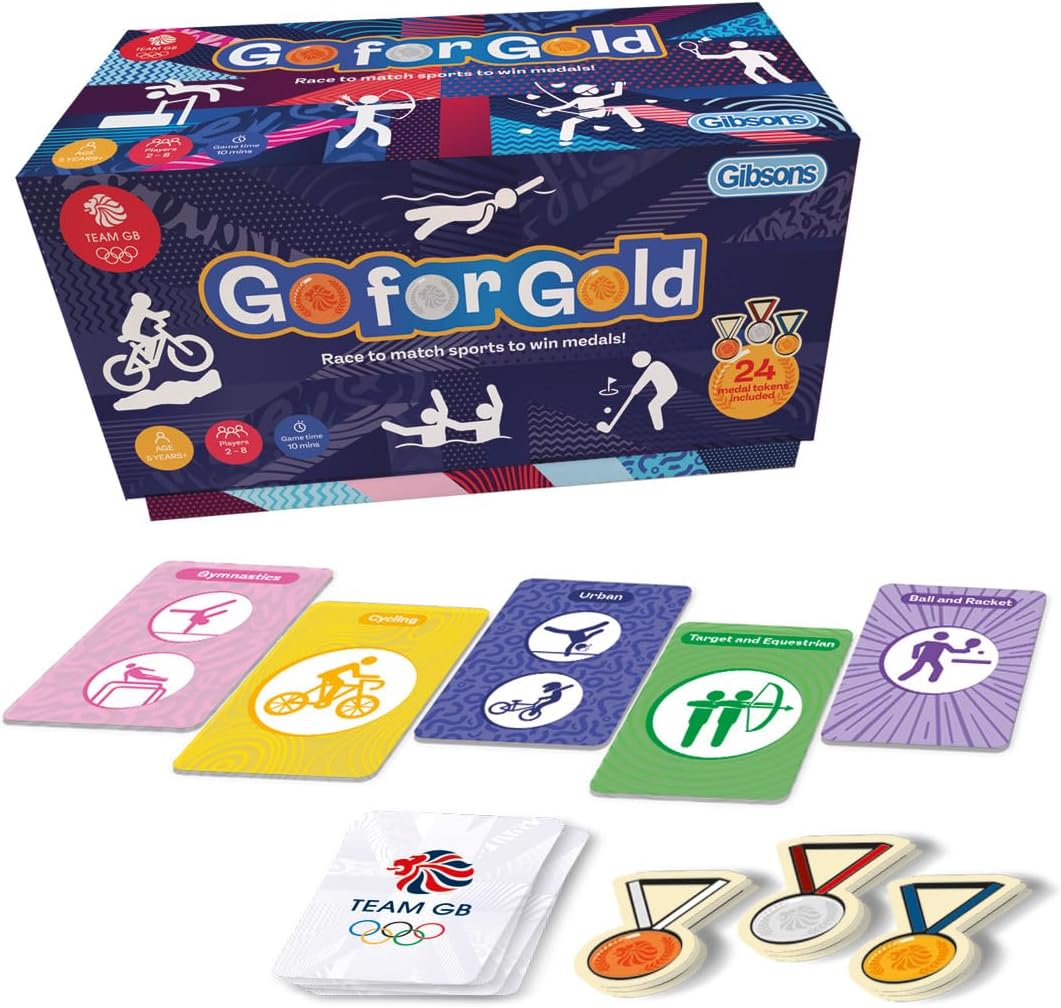 Team GB: Go for Gold | Sport Game | Ages 5+ | Speed Matching Game For Kids & Adults | Best Family Game for 2 to 8 Players | 10 min Gameplay
