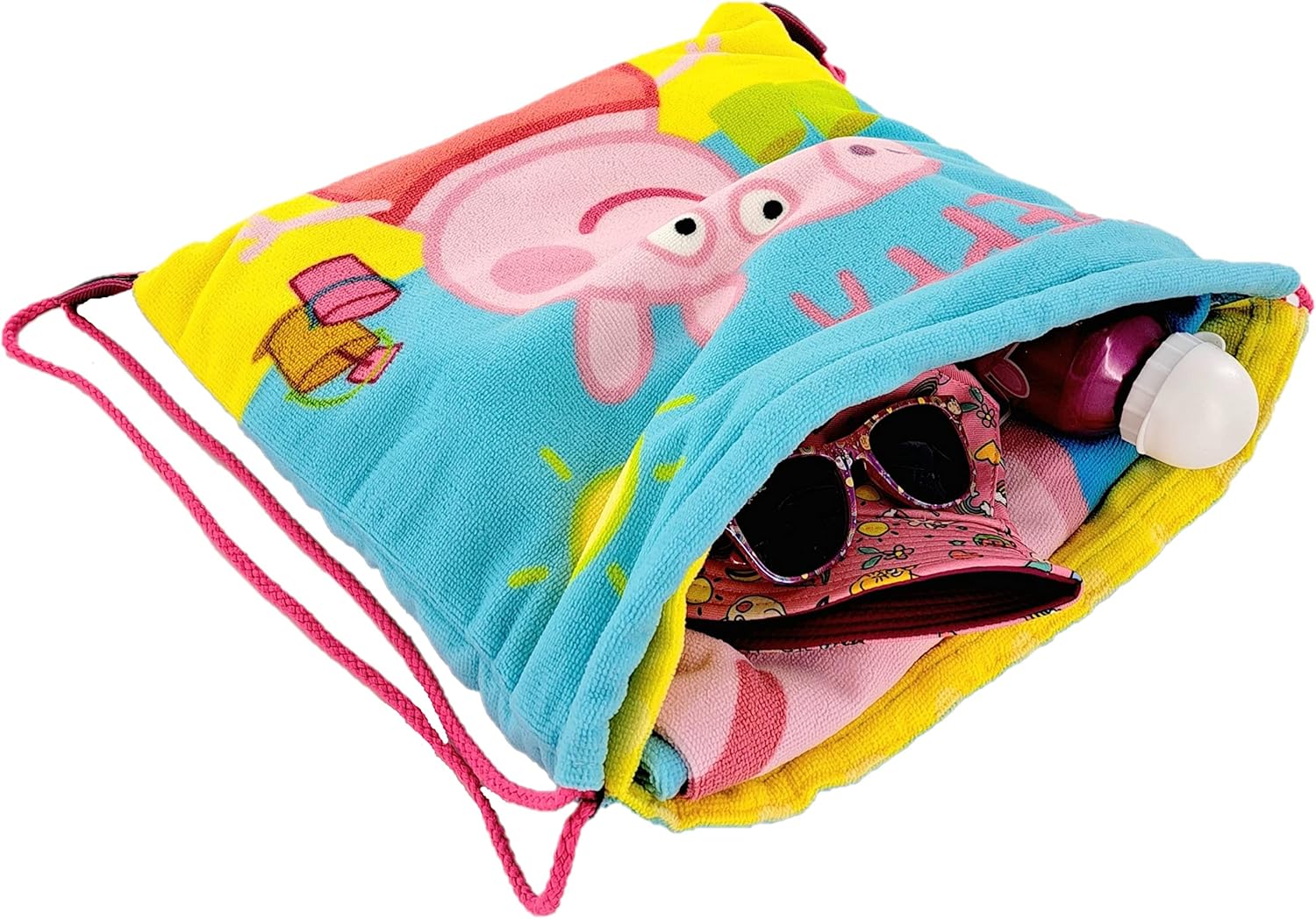 Peppa Pig Summer Beach Fold-Out Towel Backpack