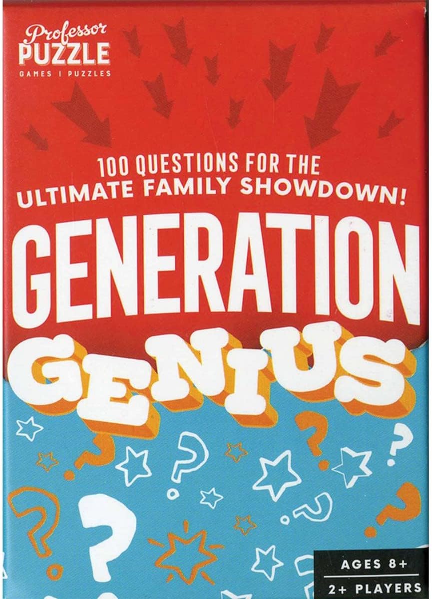 Professor Puzzle | Generation Genius Trivia | Party Game | Ages 8+ | 2+ Players