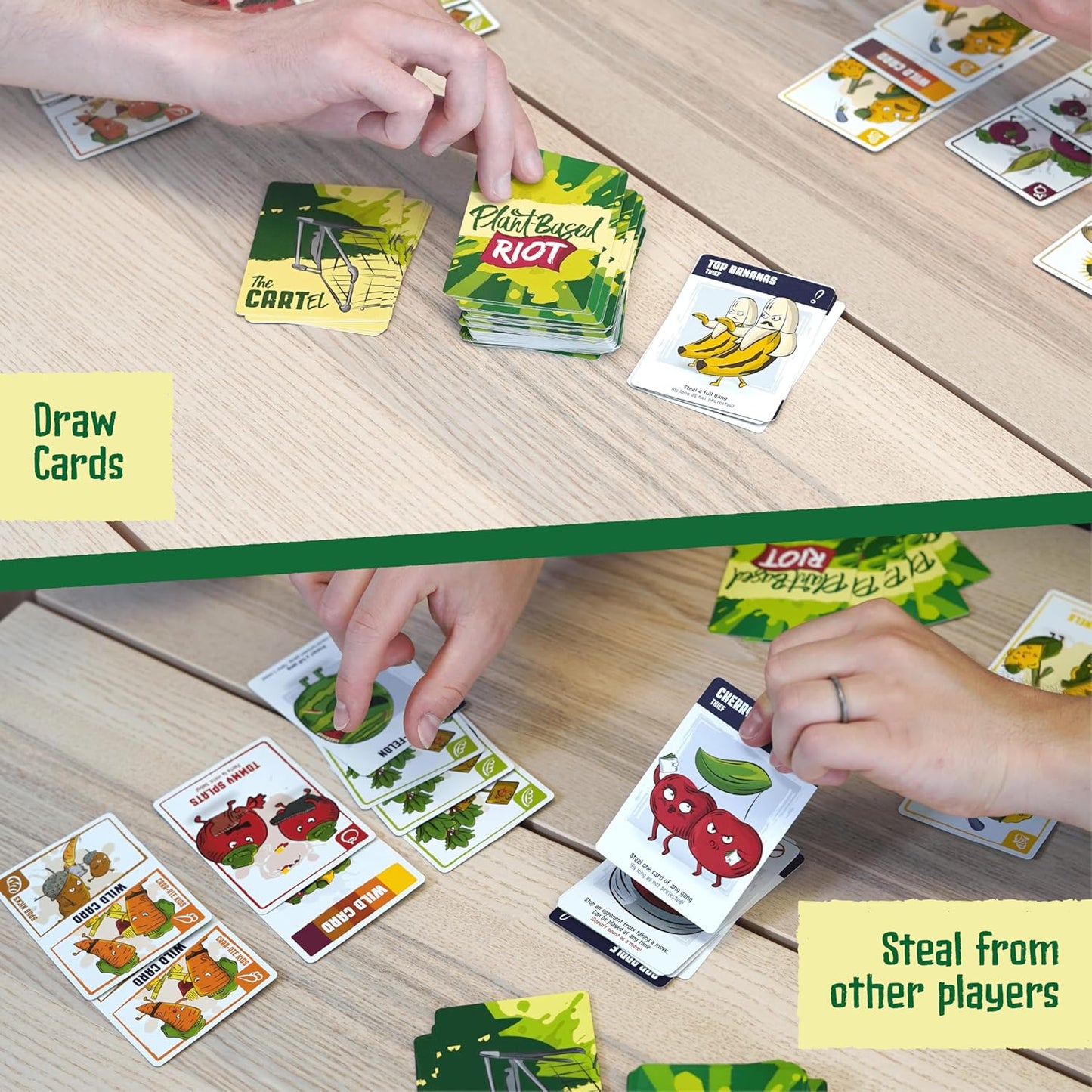 Bubblegum Stuff - Plant Based Riot - Fun Family Card Game - 98 Poker-Size Cards - Suitable For Players Of All Ages Great For Games Nights and Family Gatherings