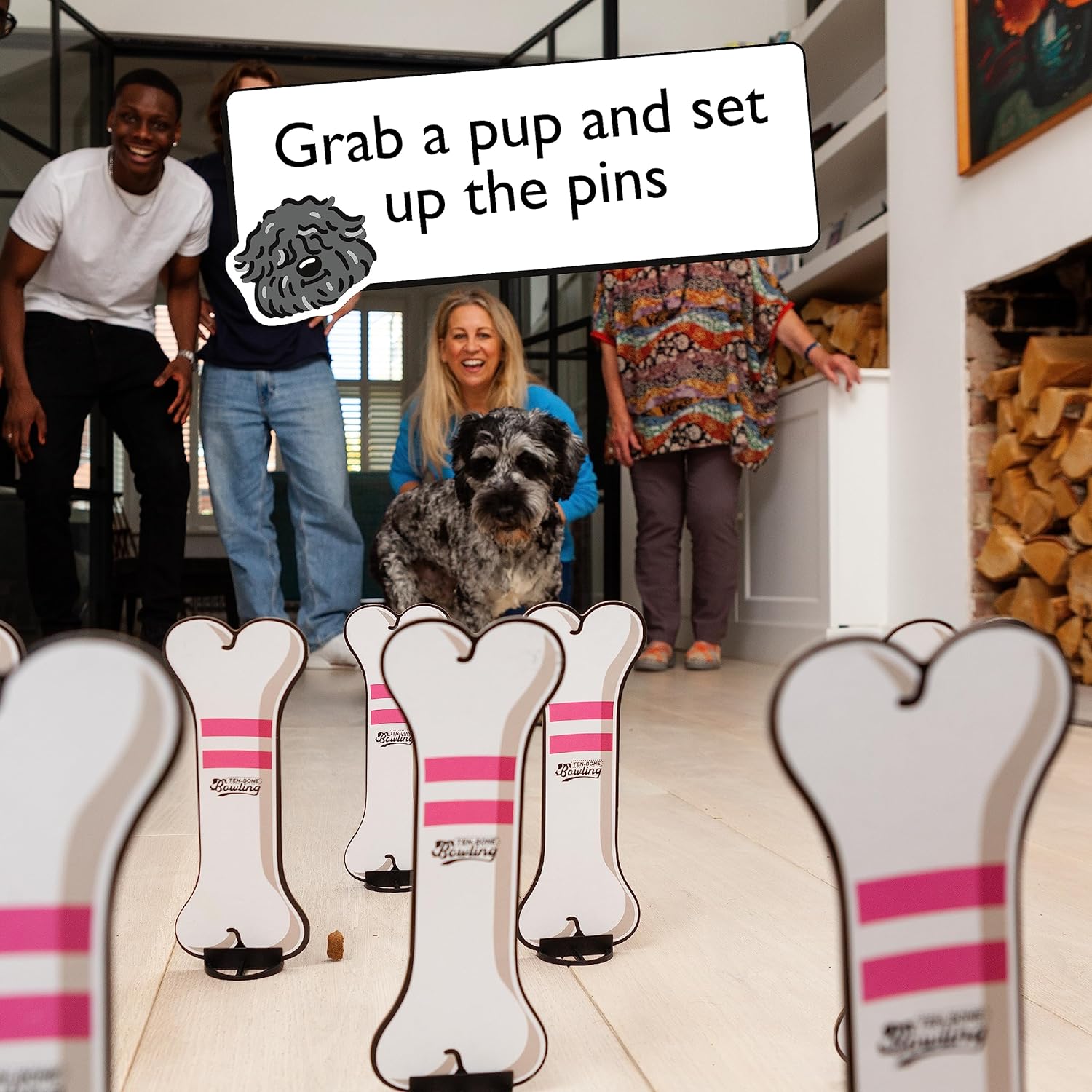 Ten Bone Bowling: A Party Game You Can Play With Your Dog! Board Games for Dogs for Dog Lovers