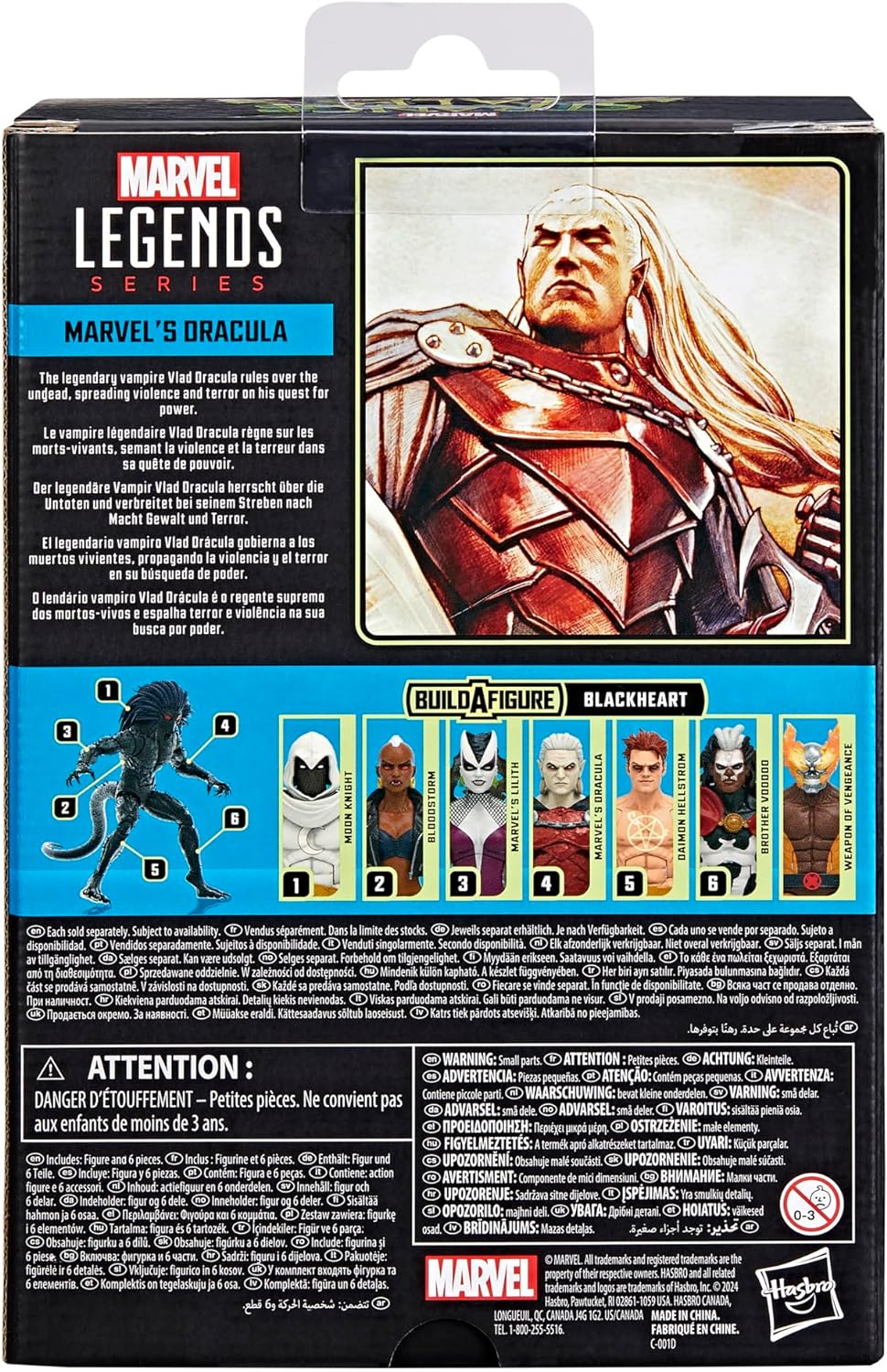 Hasbro Marvel Legends Series Strange Tales Marvel's Dracula Comics Action Figure