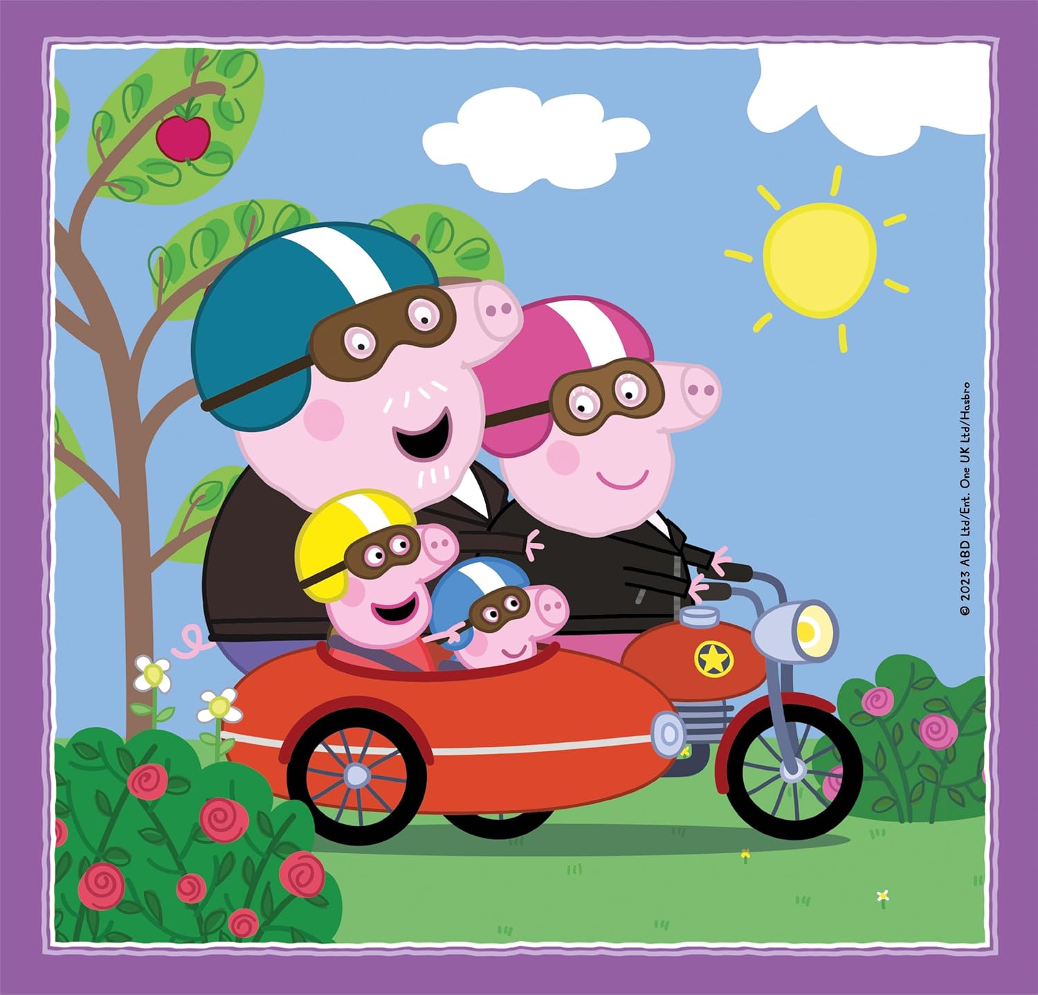 Clementoni Puzzel Square Peppa Pig 3 Puzzel Met 48 Stukjes - Supercolor Puzzel Voor Kinderen, Puzzel Voor Kinderen, Gemaakt In Italië 25293