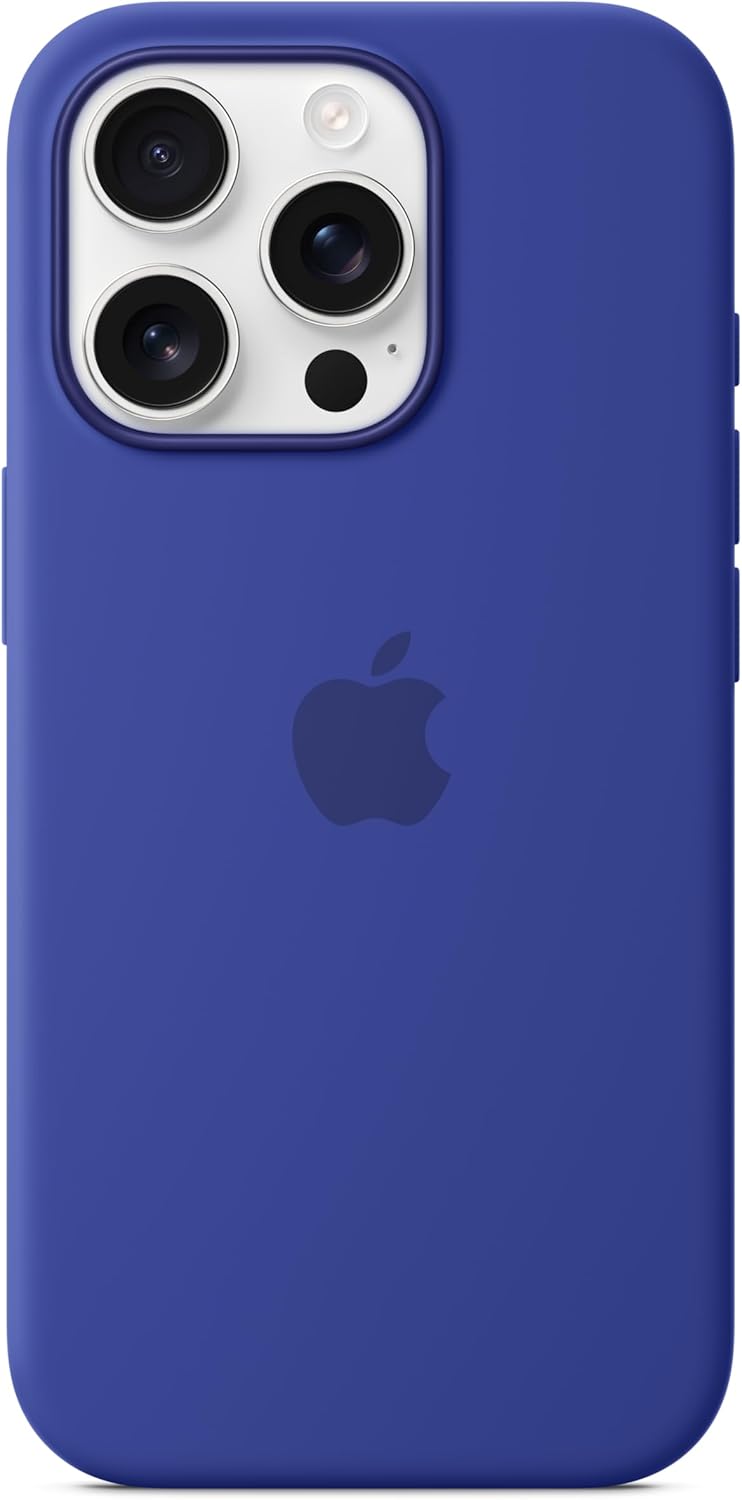 Apple - Back Cover For Mobile Phone - Magsafe Compatibility - Silicone - Ultramarine - For Iphone 16 Pro