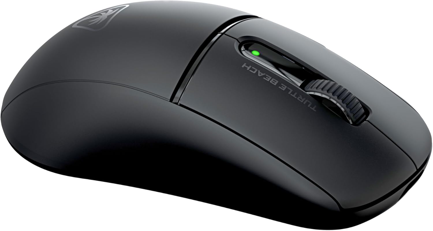 Turtle Beach Burst II Air – 2.4GHz Wireless Gaming Mouse: 47g Ultra Lightweight, Optical Switches, 26K DPI Optical Sensor, Bluetooth, 120h battery